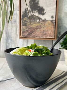 🌴Sleek Threshold Stoneware Bowls | Houlton | Black | 2pc Set |Target